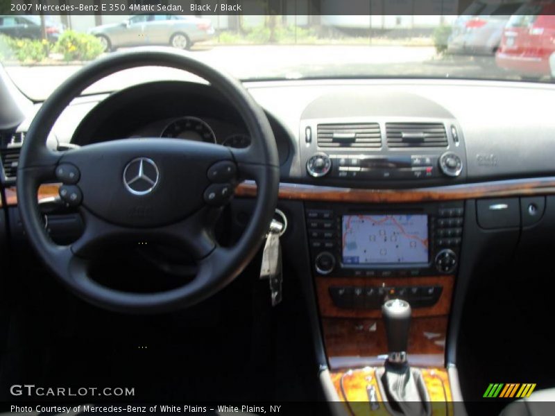 Black / Black 2007 Mercedes-Benz E 350 4Matic Sedan