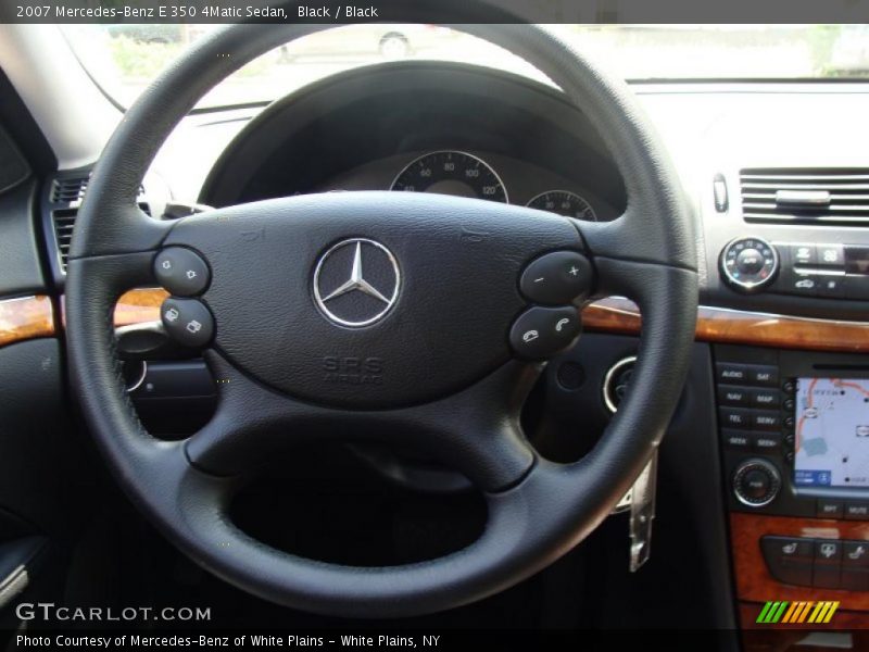 Black / Black 2007 Mercedes-Benz E 350 4Matic Sedan