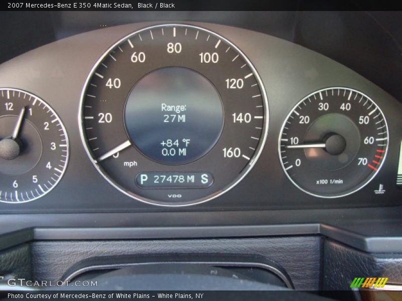 Black / Black 2007 Mercedes-Benz E 350 4Matic Sedan