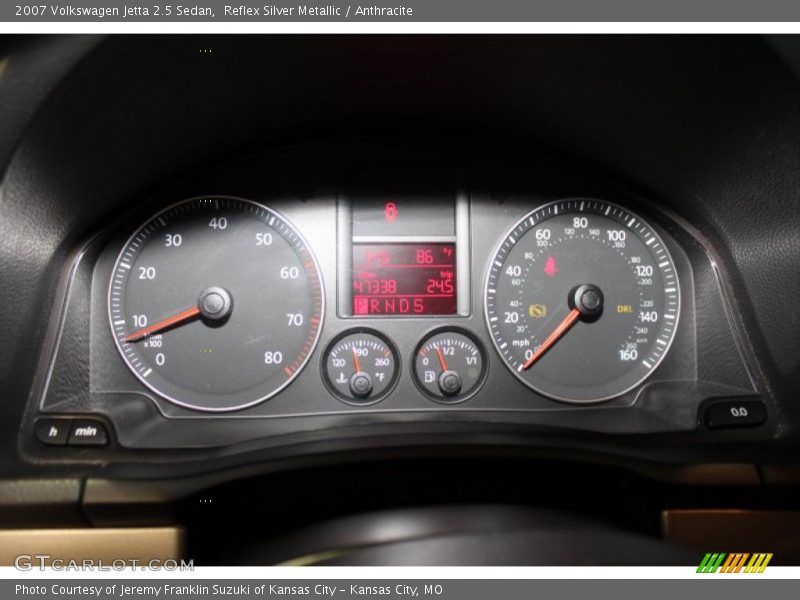 Reflex Silver Metallic / Anthracite 2007 Volkswagen Jetta 2.5 Sedan