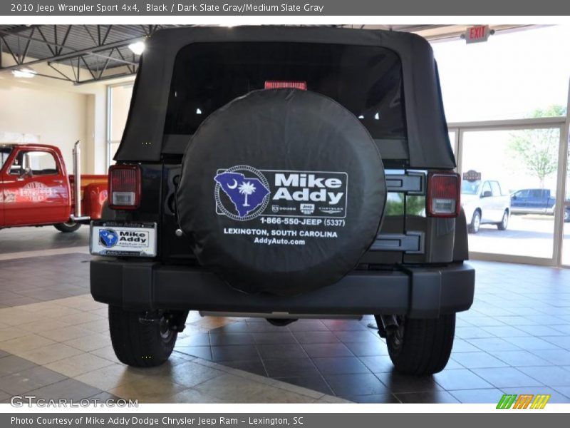 Black / Dark Slate Gray/Medium Slate Gray 2010 Jeep Wrangler Sport 4x4