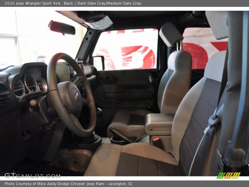 Black / Dark Slate Gray/Medium Slate Gray 2010 Jeep Wrangler Sport 4x4