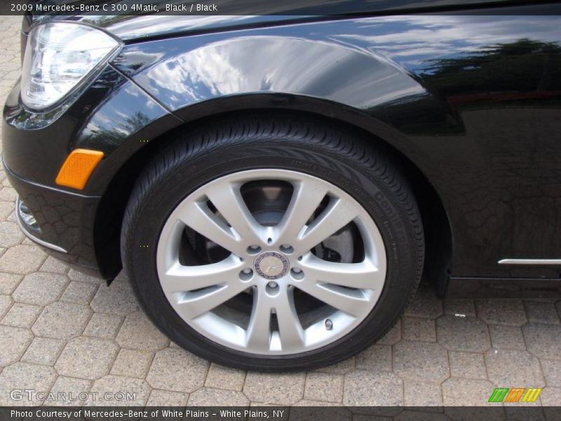 Black / Black 2009 Mercedes-Benz C 300 4Matic