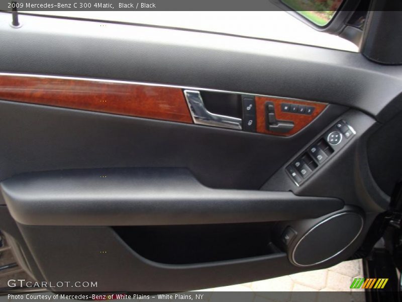 Black / Black 2009 Mercedes-Benz C 300 4Matic