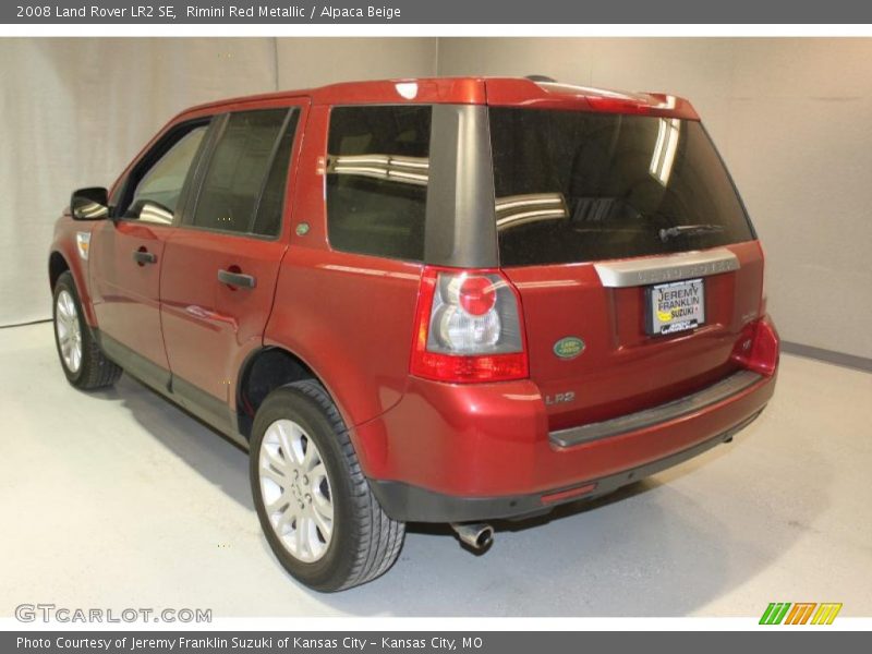 Rimini Red Metallic / Alpaca Beige 2008 Land Rover LR2 SE