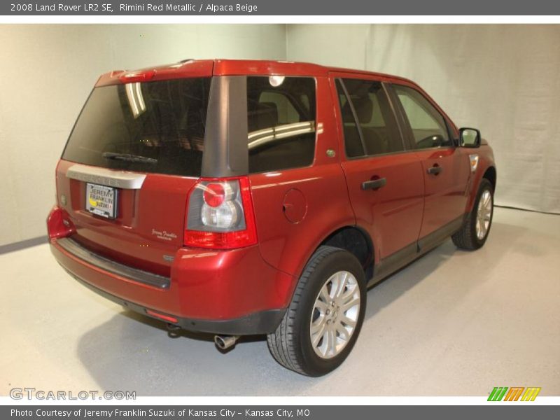 Rimini Red Metallic / Alpaca Beige 2008 Land Rover LR2 SE
