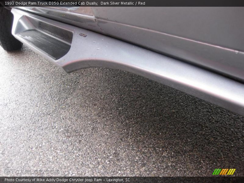 Dark Silver Metallic / Red 1993 Dodge Ram Truck D350 Extended Cab Dually