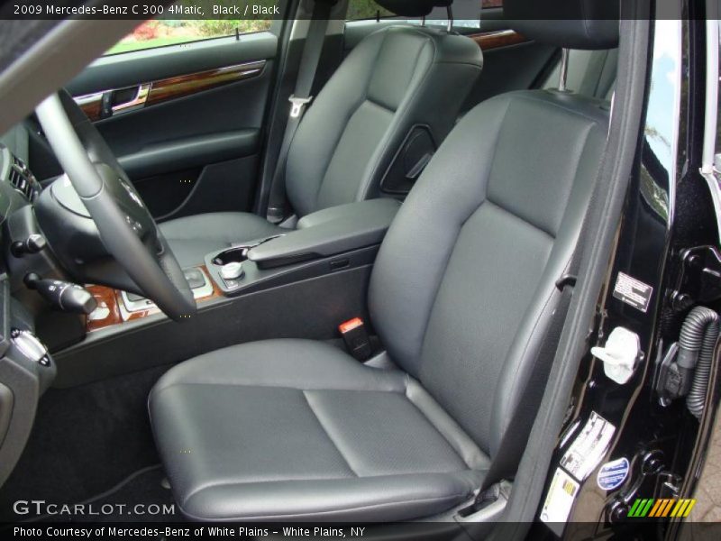 Black / Black 2009 Mercedes-Benz C 300 4Matic