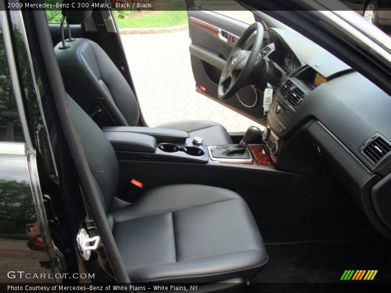 Black / Black 2009 Mercedes-Benz C 300 4Matic