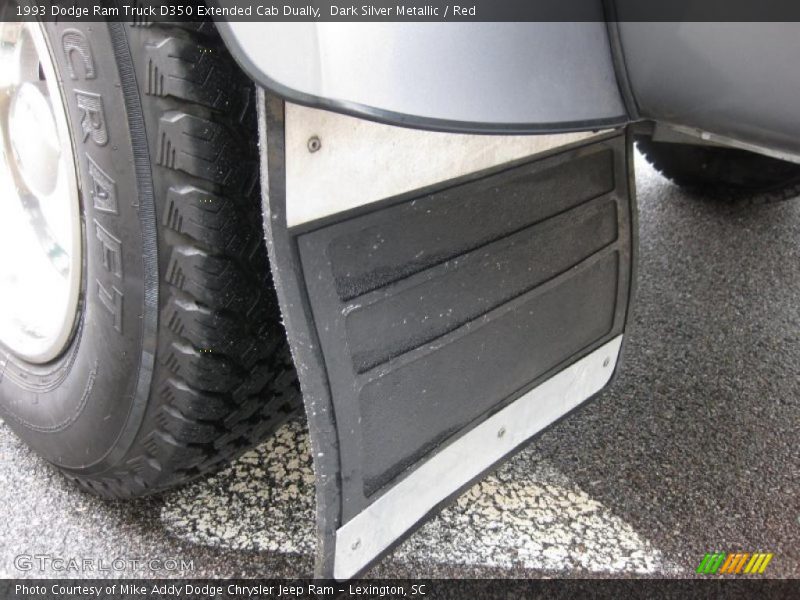 Dark Silver Metallic / Red 1993 Dodge Ram Truck D350 Extended Cab Dually