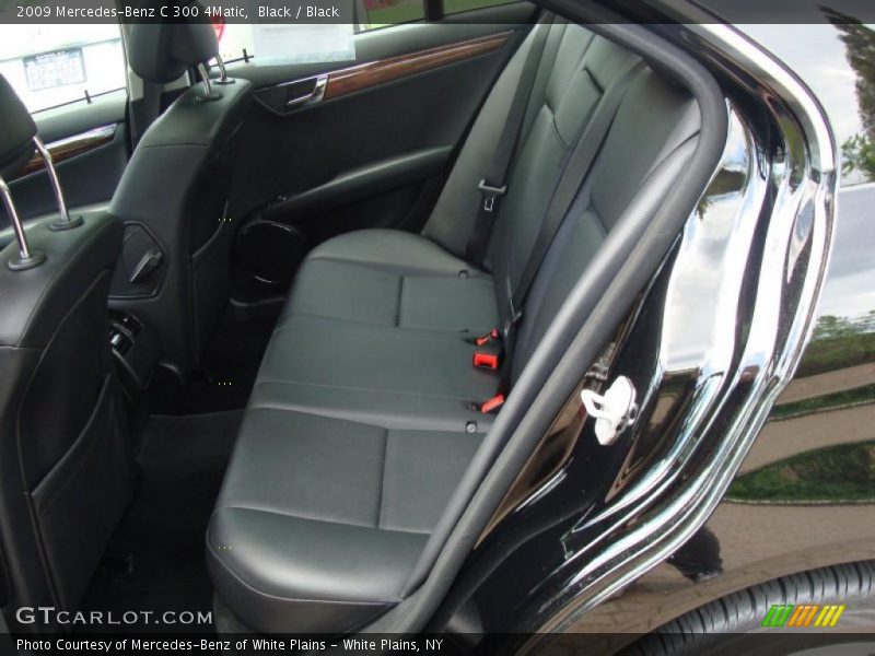 Black / Black 2009 Mercedes-Benz C 300 4Matic