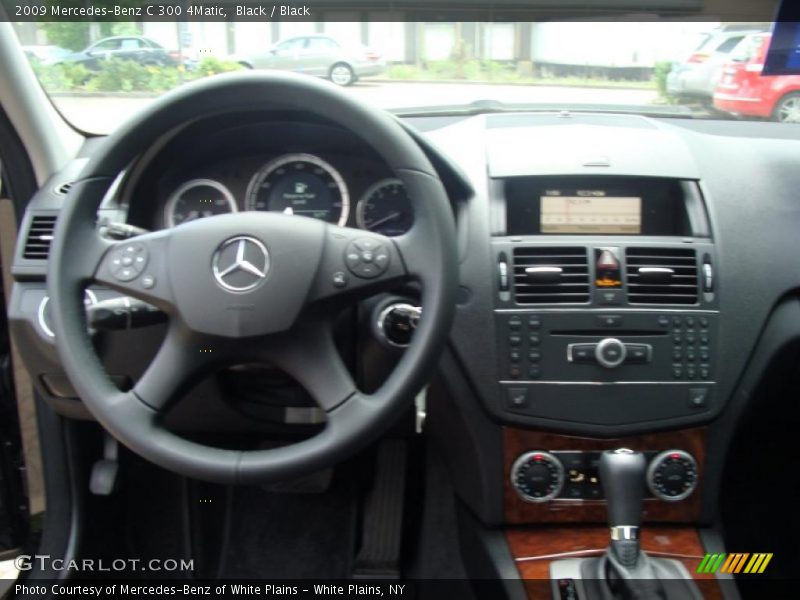 Black / Black 2009 Mercedes-Benz C 300 4Matic