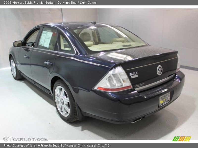 Dark Ink Blue / Light Camel 2008 Mercury Sable Premier Sedan
