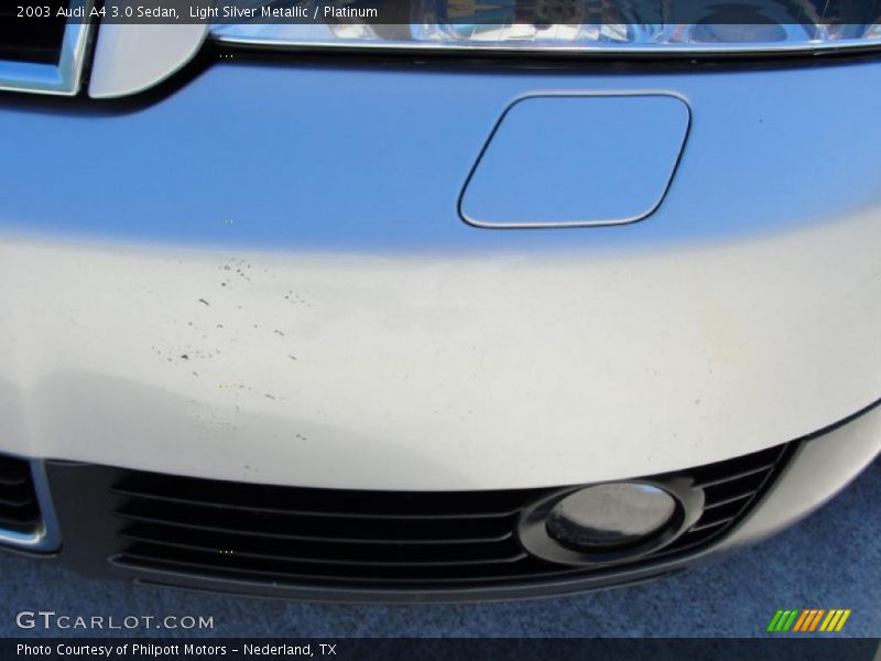 Light Silver Metallic / Platinum 2003 Audi A4 3.0 Sedan