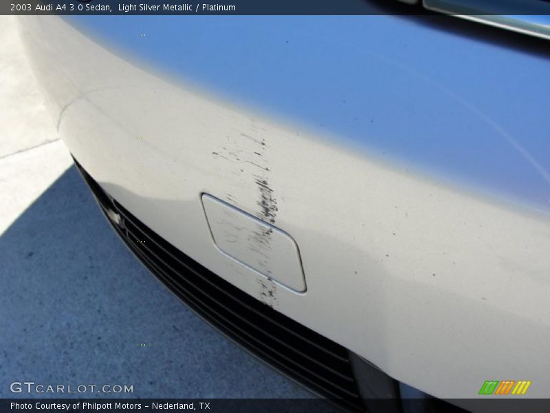 Light Silver Metallic / Platinum 2003 Audi A4 3.0 Sedan