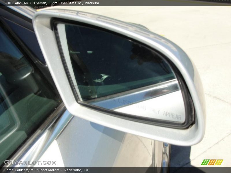 Light Silver Metallic / Platinum 2003 Audi A4 3.0 Sedan
