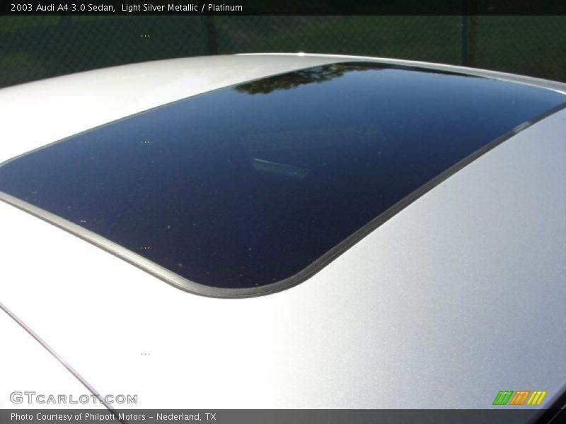 Light Silver Metallic / Platinum 2003 Audi A4 3.0 Sedan