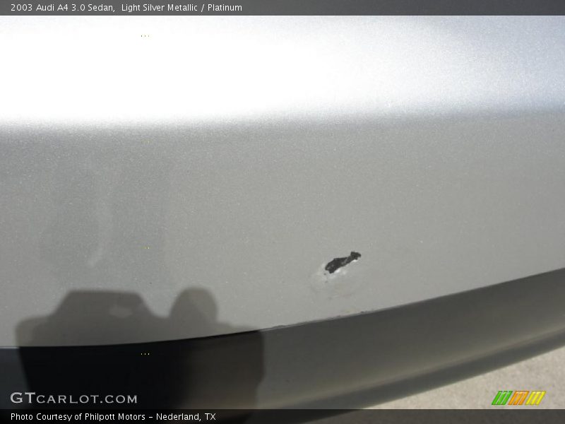 Light Silver Metallic / Platinum 2003 Audi A4 3.0 Sedan