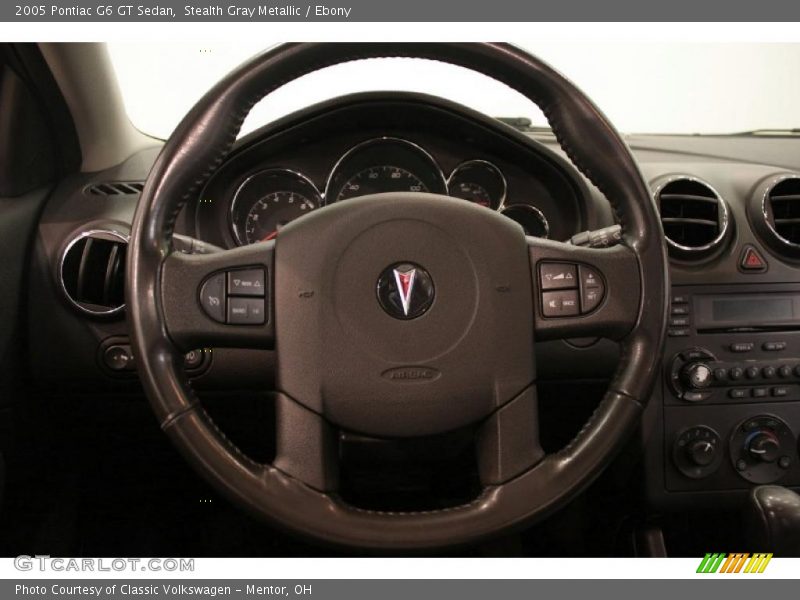 Stealth Gray Metallic / Ebony 2005 Pontiac G6 GT Sedan