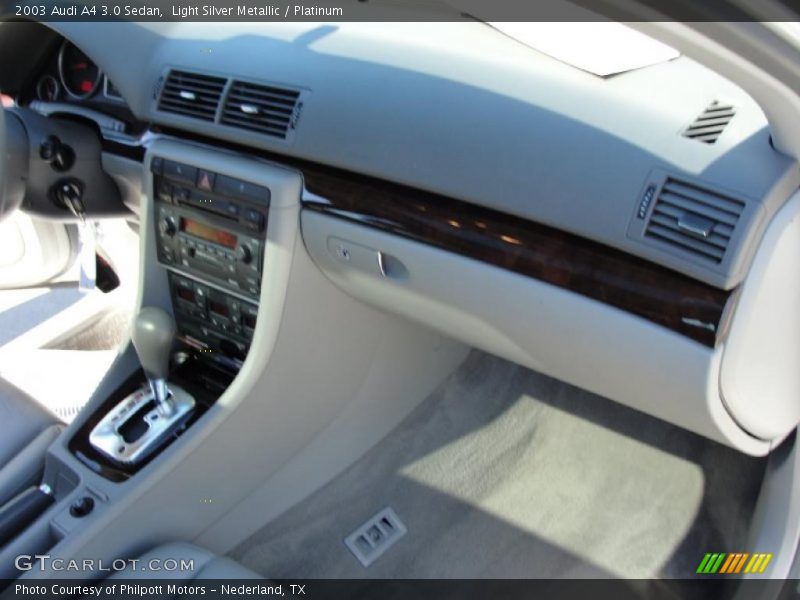 Light Silver Metallic / Platinum 2003 Audi A4 3.0 Sedan