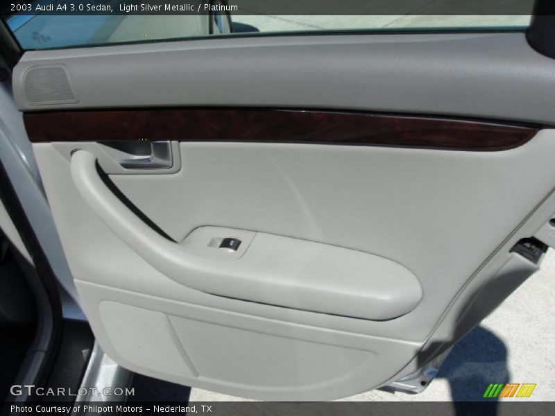 Light Silver Metallic / Platinum 2003 Audi A4 3.0 Sedan