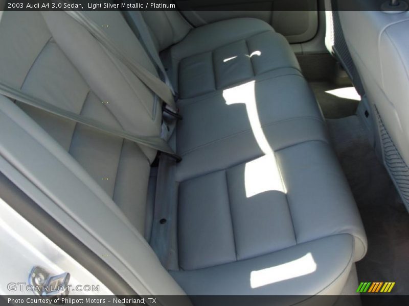 Light Silver Metallic / Platinum 2003 Audi A4 3.0 Sedan