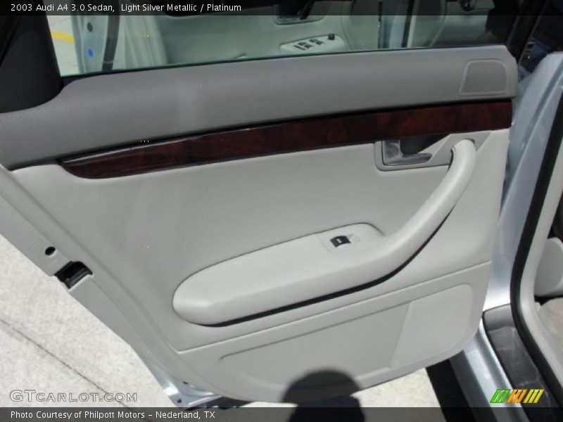 Light Silver Metallic / Platinum 2003 Audi A4 3.0 Sedan