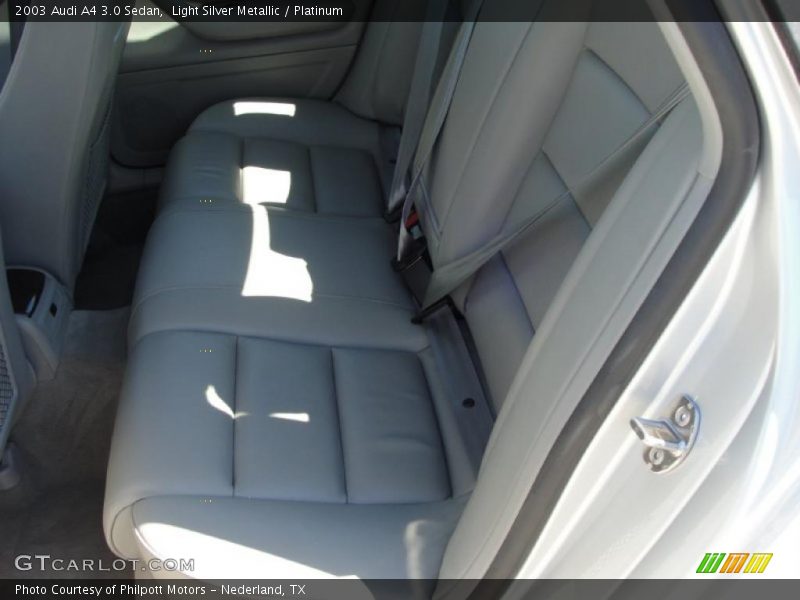 Light Silver Metallic / Platinum 2003 Audi A4 3.0 Sedan