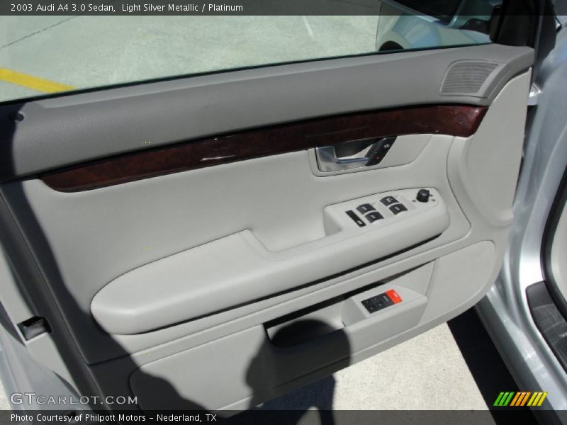 Light Silver Metallic / Platinum 2003 Audi A4 3.0 Sedan