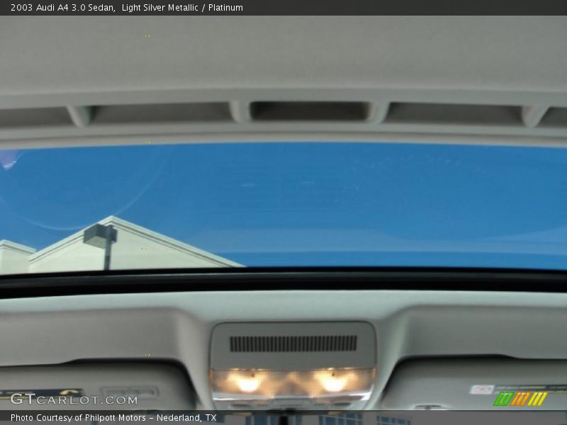 Light Silver Metallic / Platinum 2003 Audi A4 3.0 Sedan