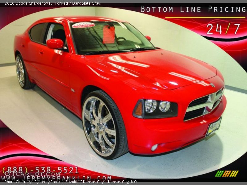 TorRed / Dark Slate Gray 2010 Dodge Charger SXT