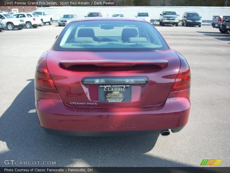 Sport Red Metallic / Dark Pewter 2005 Pontiac Grand Prix Sedan