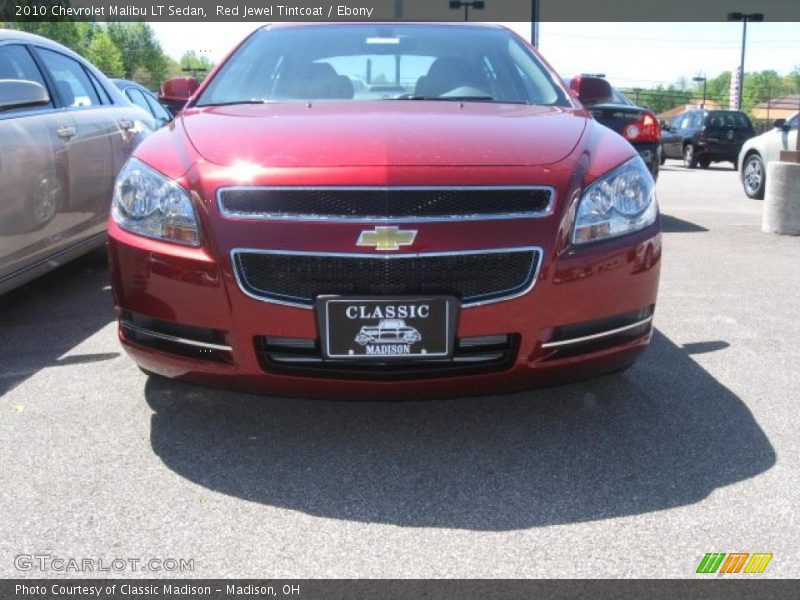 Red Jewel Tintcoat / Ebony 2010 Chevrolet Malibu LT Sedan