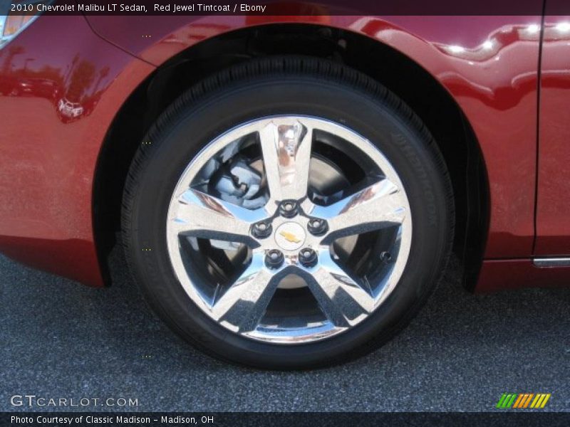 Red Jewel Tintcoat / Ebony 2010 Chevrolet Malibu LT Sedan
