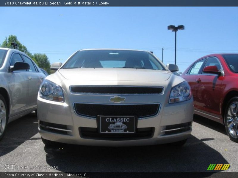 Gold Mist Metallic / Ebony 2010 Chevrolet Malibu LT Sedan