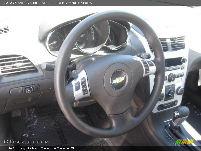 Gold Mist Metallic / Ebony 2010 Chevrolet Malibu LT Sedan