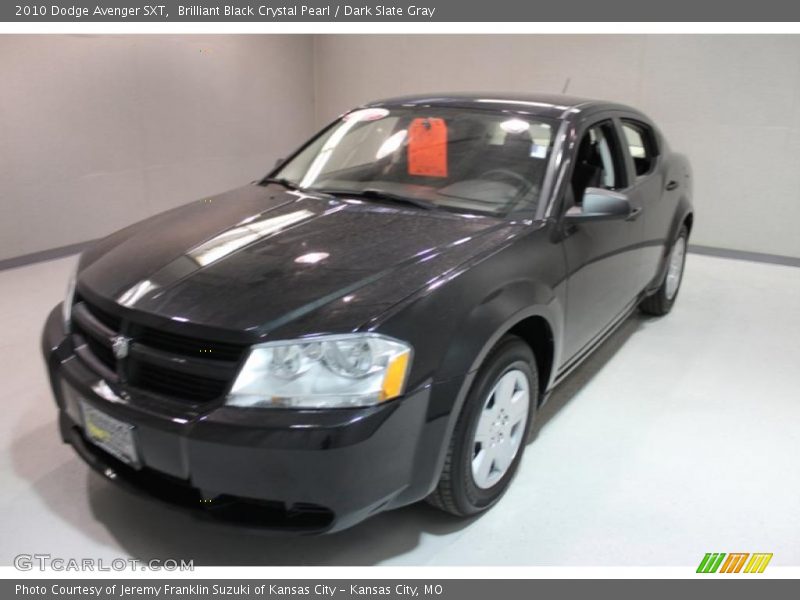 Brilliant Black Crystal Pearl / Dark Slate Gray 2010 Dodge Avenger SXT