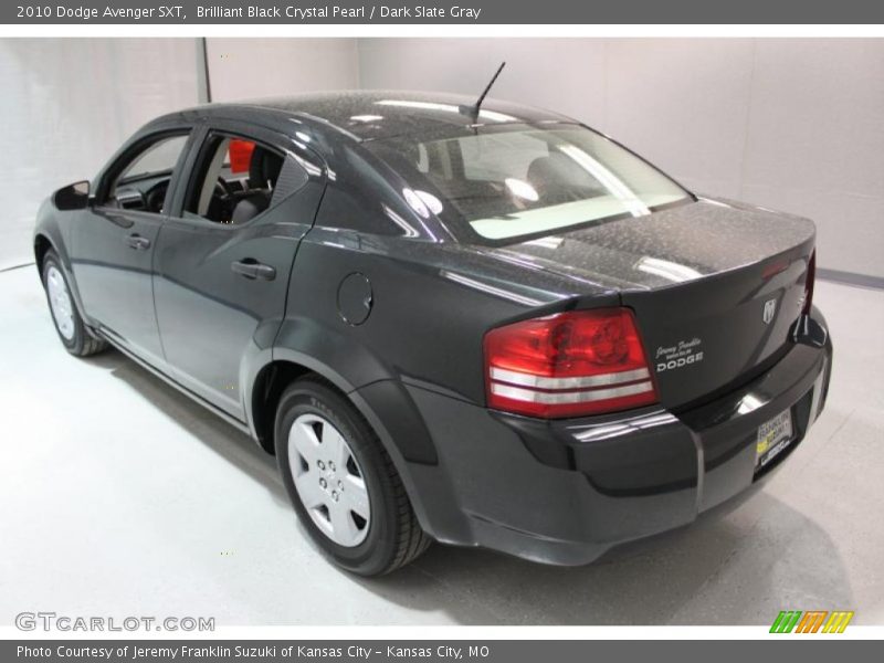 Brilliant Black Crystal Pearl / Dark Slate Gray 2010 Dodge Avenger SXT