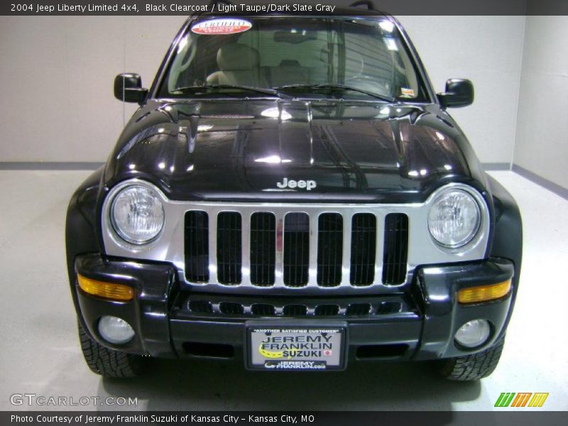 Black Clearcoat / Light Taupe/Dark Slate Gray 2004 Jeep Liberty Limited 4x4