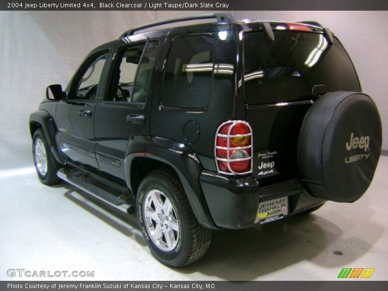 Black Clearcoat / Light Taupe/Dark Slate Gray 2004 Jeep Liberty Limited 4x4