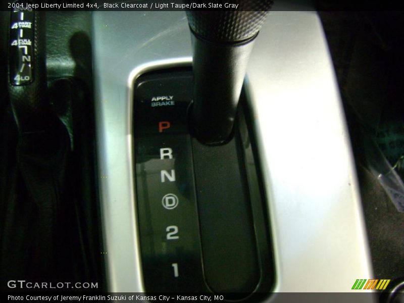 Black Clearcoat / Light Taupe/Dark Slate Gray 2004 Jeep Liberty Limited 4x4