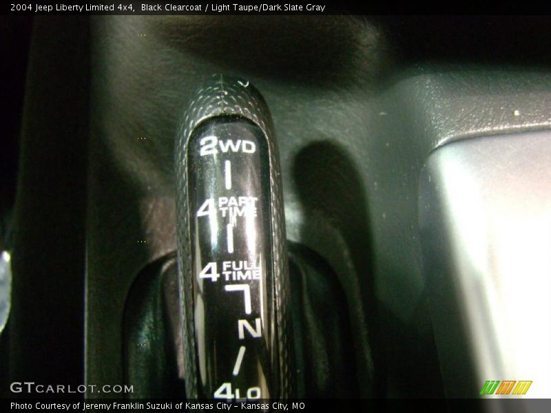 Black Clearcoat / Light Taupe/Dark Slate Gray 2004 Jeep Liberty Limited 4x4