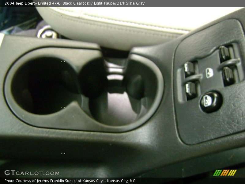 Black Clearcoat / Light Taupe/Dark Slate Gray 2004 Jeep Liberty Limited 4x4