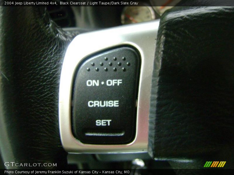 Black Clearcoat / Light Taupe/Dark Slate Gray 2004 Jeep Liberty Limited 4x4
