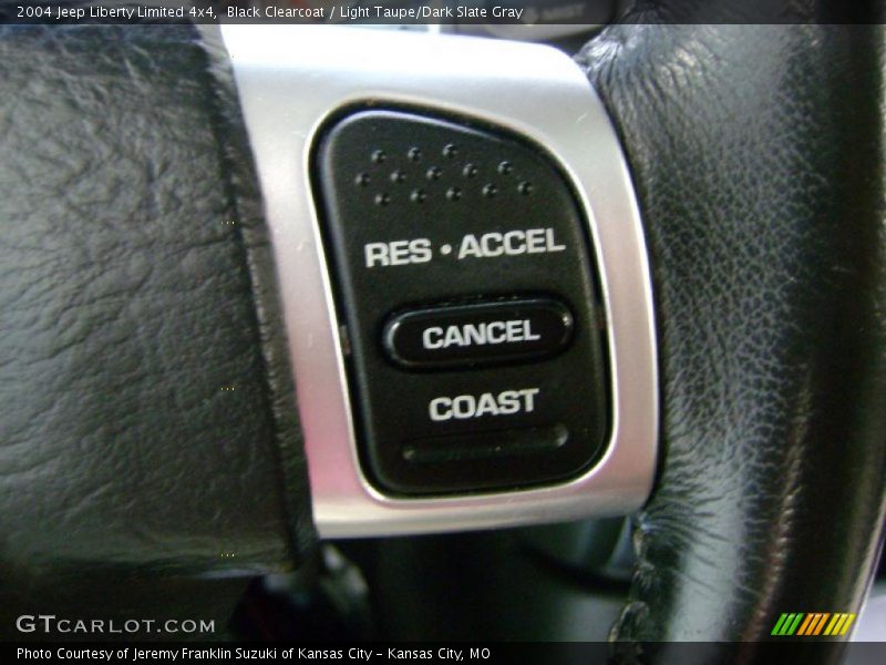Black Clearcoat / Light Taupe/Dark Slate Gray 2004 Jeep Liberty Limited 4x4