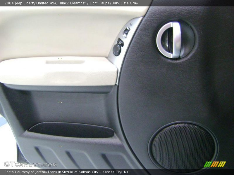 Black Clearcoat / Light Taupe/Dark Slate Gray 2004 Jeep Liberty Limited 4x4