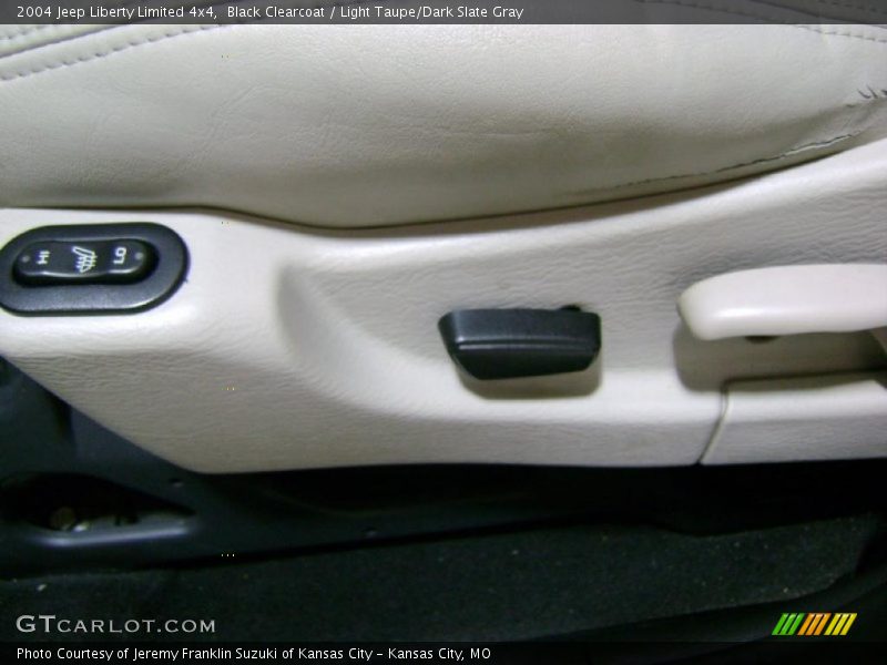 Black Clearcoat / Light Taupe/Dark Slate Gray 2004 Jeep Liberty Limited 4x4