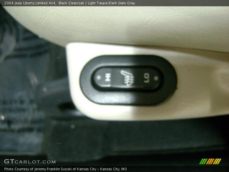 Black Clearcoat / Light Taupe/Dark Slate Gray 2004 Jeep Liberty Limited 4x4