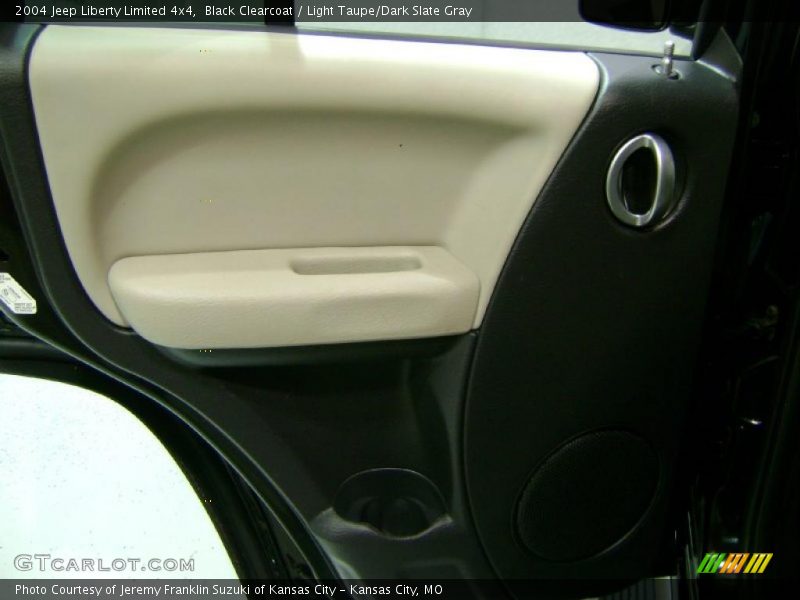Black Clearcoat / Light Taupe/Dark Slate Gray 2004 Jeep Liberty Limited 4x4