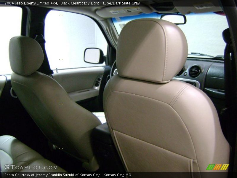 Black Clearcoat / Light Taupe/Dark Slate Gray 2004 Jeep Liberty Limited 4x4